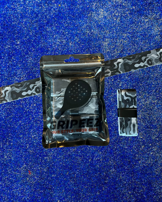 Black/Grey Camo Grip Padel 3-Pack