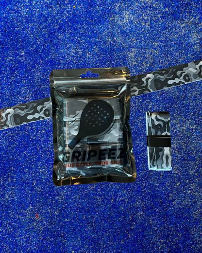 Black/Grey Camo Grip Padel 3-Pack