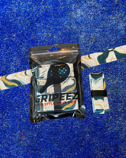 Witte Marmer Grip Padel 3-Pack