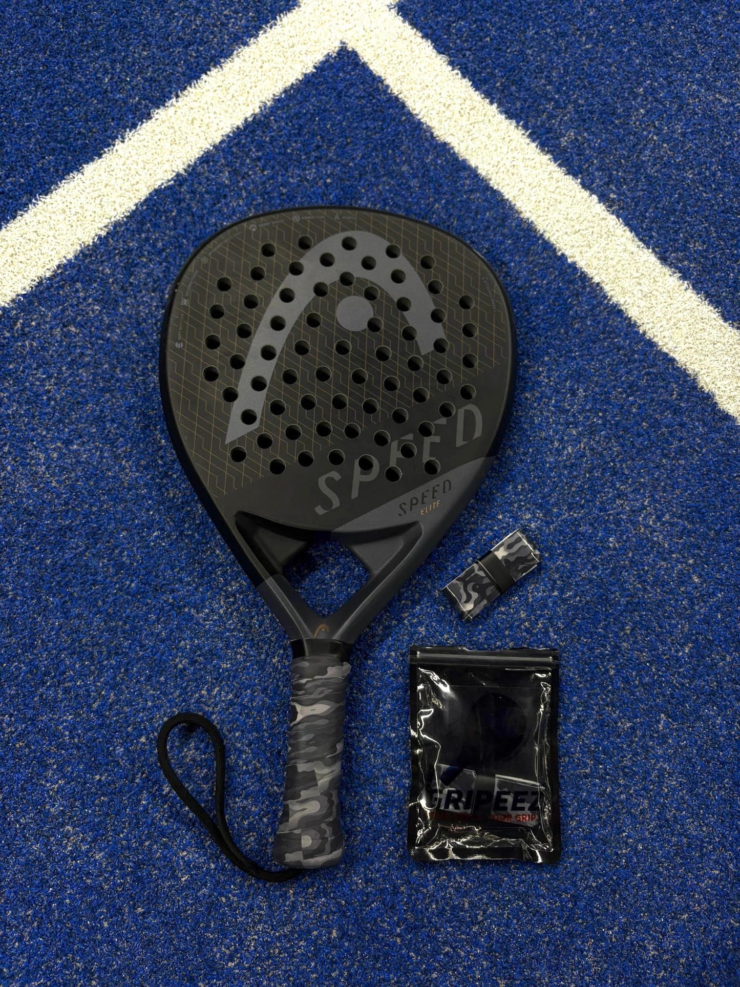 Black/Grey Camo Grip Padel 3-Pack
